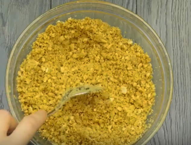 Торт из печенья с творогом, фруктами и желатином без выпечки Торт из печенья с творогом, фруктами и желатином без выпечки