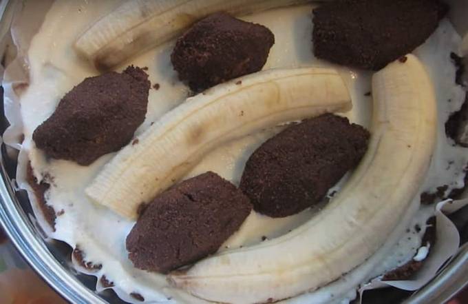 Торт из печенья без выпечки с творогом, сметаной и желатином Торт из печенья без выпечки с творогом, сметаной и желатином