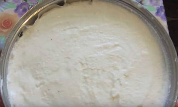 Торт из печенья без выпечки с творогом, сметаной и желатином Торт из печенья без выпечки с творогом, сметаной и желатином