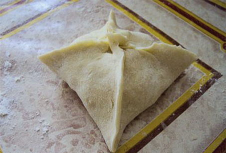 Конвертики из слоеного теста с яблоками и корицей Конвертики из слоеного теста с яблоками и корицей