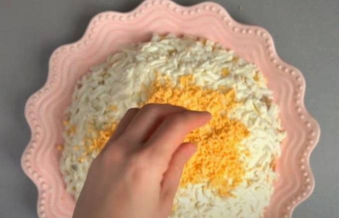 Салат Хризантема с курицей