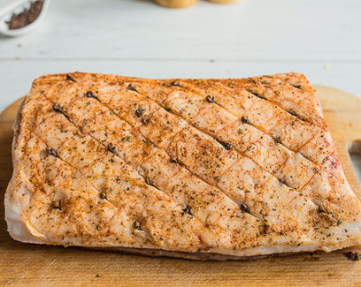 Кусок свиной шеи, запеченный в рукаве в духовке Кусок свиной шеи, запеченный в рукаве в духовке