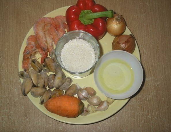 Плов с морепродуктами