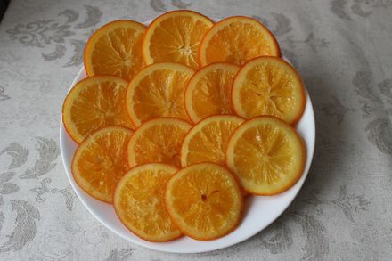 Апельсины в шоколаде