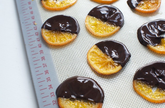 Апельсины в шоколаде