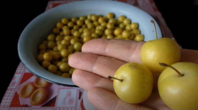 Варенье из желтой алычи с косточками на зиму