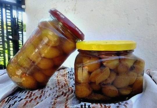 Маринованная алыча как оливки на зиму