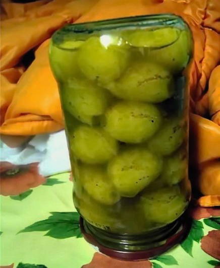 Маринованная алыча как оливки на зиму