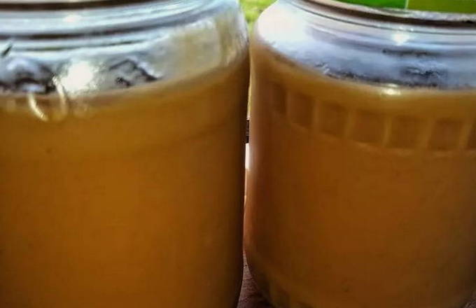 Яблочное пюре с бананом на зиму