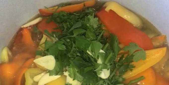 Маринованный болгарский перец с маслом, сахаром и уксусом на зиму Маринованный болгарский перец с маслом, сахаром и уксусом на зиму