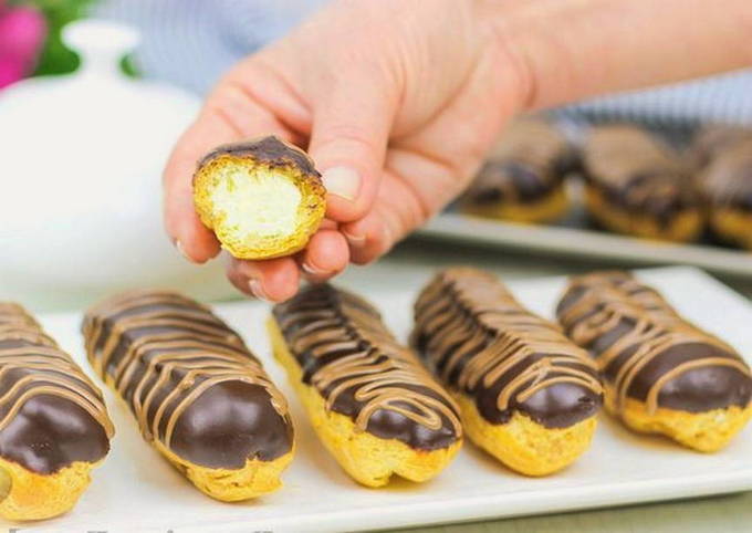 Эклеры с масляным кремом