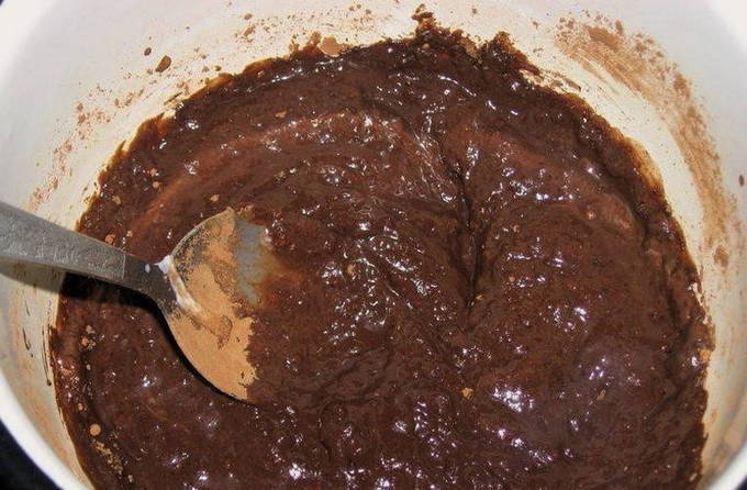 Шоколадная колбаса из печенья и какао Шоколадная колбаса из печенья и какао
