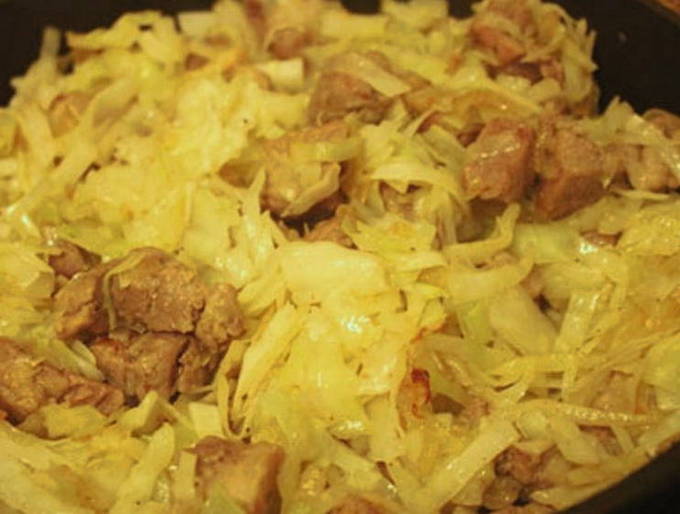 Бигус из свежей капусты с мясом Бигус из свежей капусты с мясом