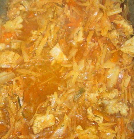 Бигус из свежей капусты с мясом Бигус из свежей капусты с мясом