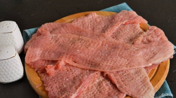 Мясные пальчики из свинины с начинкой Мясные пальчики из свинины с начинкой