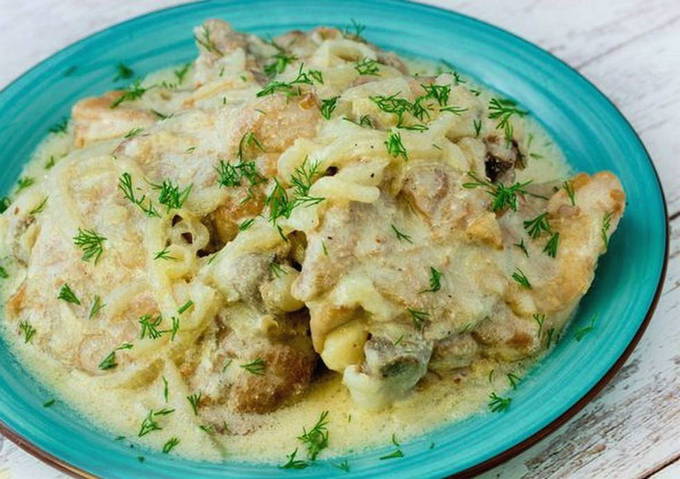Фрикасе из курицы классическое