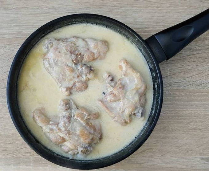 Фрикасе из курицы классическое