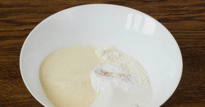 Пирог «Три стакана» с яблоками