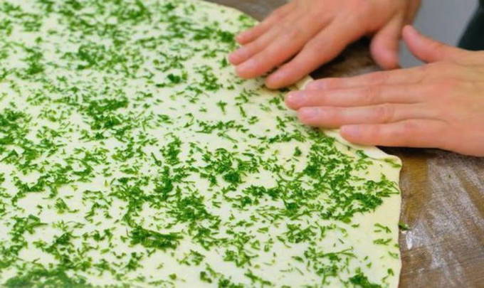 Штрудли с мясом и картофелем Штрудли с мясом и картофелем