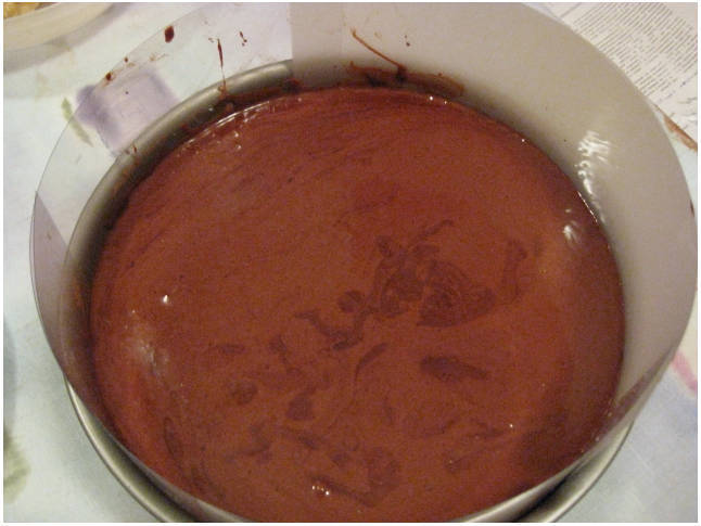 Муссовый торт с зеркальной глазурью