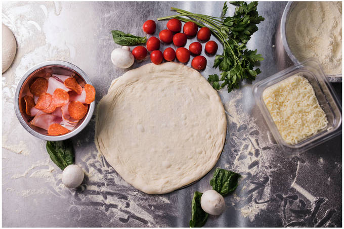 Дрожжевое тесто для пиццы