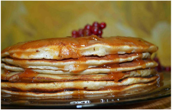 Панкейки на молоке