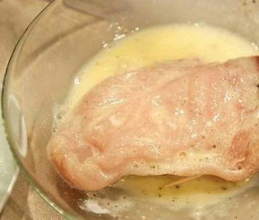 Рулетики из куриной грудки с грибами Рулетики из куриной грудки с грибами