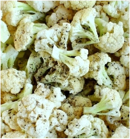 Курица с цветной капустой в духовке