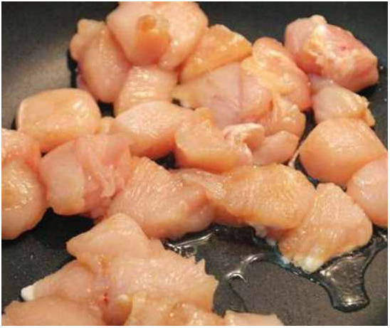 Курица в кисло-сладком соусе на сковороде Курица в кисло-сладком соусе на сковороде