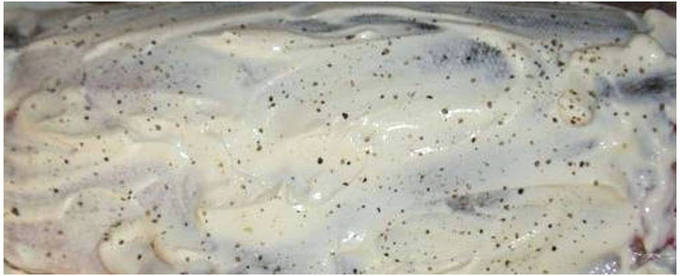 Скумбрия с картошкой и луком в духовке