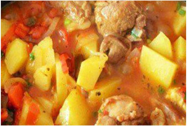 Мясо с картошкой в афганском казане Мясо с картошкой в афганском казане