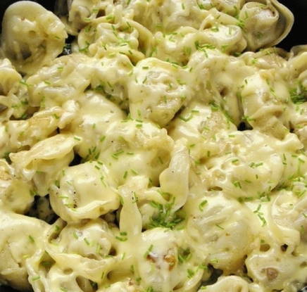 Жареные пельмени с сыром Жареные пельмени с сыром