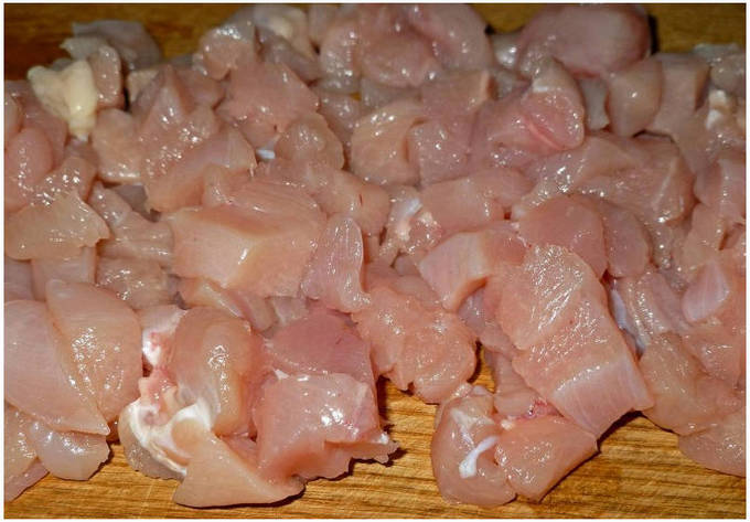 Тушеная картошка с курицей в мультиварке Тушеная картошка с курицей в мультиварке