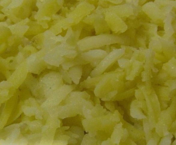 Салат с куриной печенью с шампиньонами