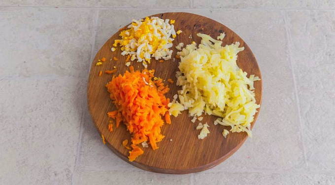 Селедка под шубой рулетом