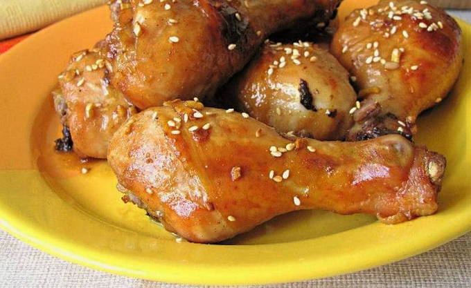 Курица с соевым соусом и медом Курица с соевым соусом и медом