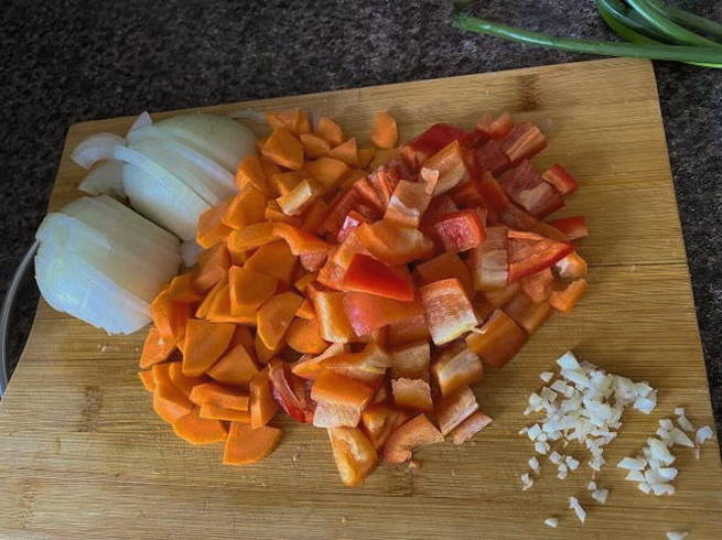 Картошка с курицей в казане Картошка с курицей в казане