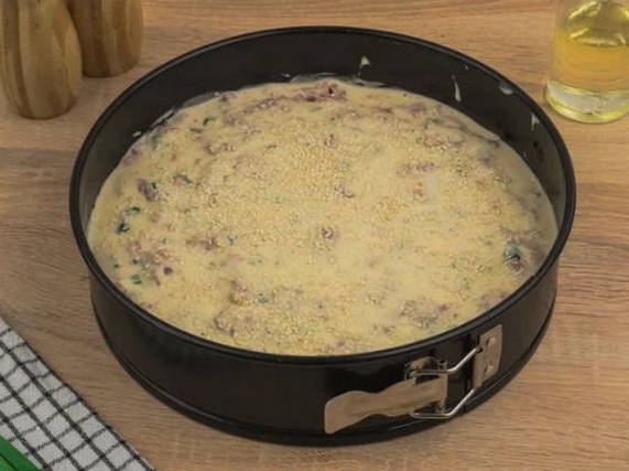 Заливной пирог с мясом в духовке Заливной пирог с мясом в духовке