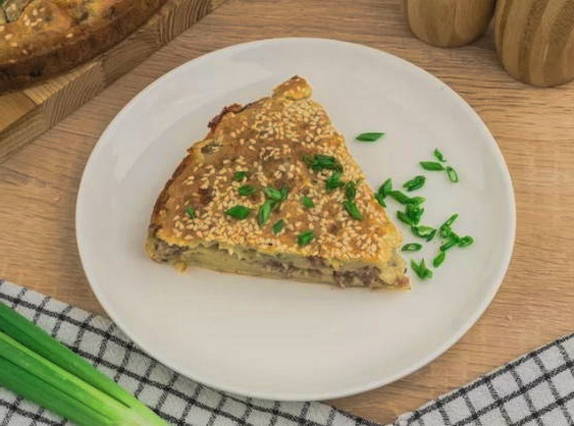 Заливной пирог с мясом в духовке Заливной пирог с мясом в духовке