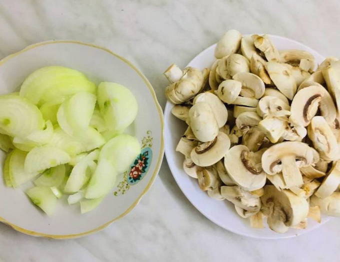 Паштет из куриной печени с грибами
