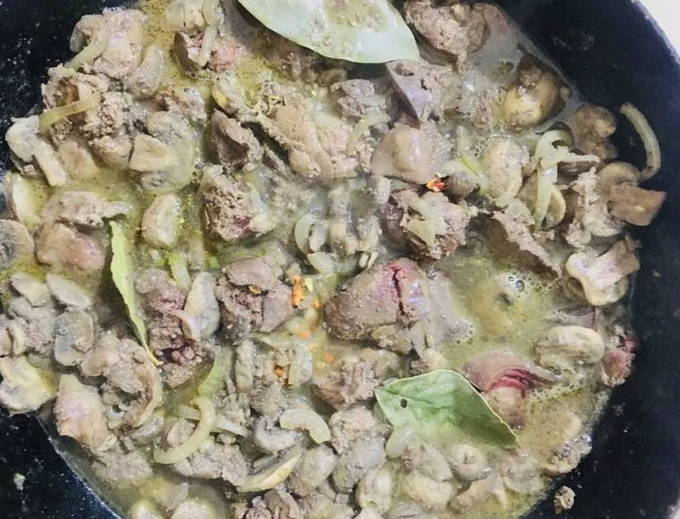 Паштет из куриной печени с грибами