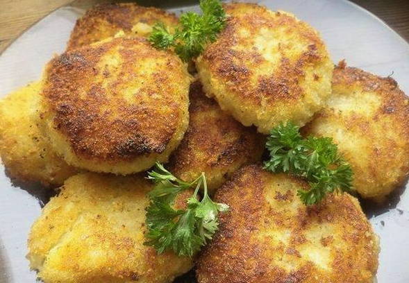 Капустные котлеты с манкой