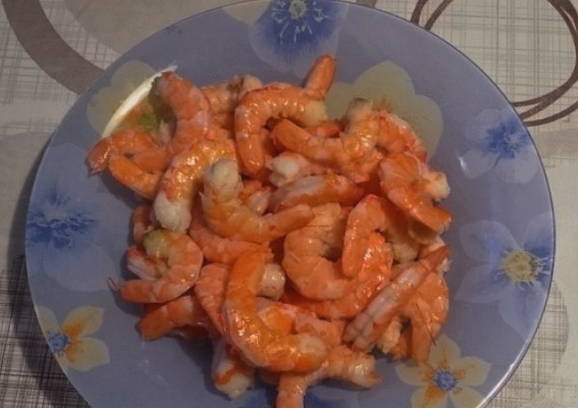 Креветки в имбирном соусе