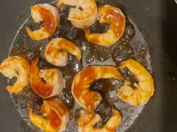 Креветки в соусе терияки