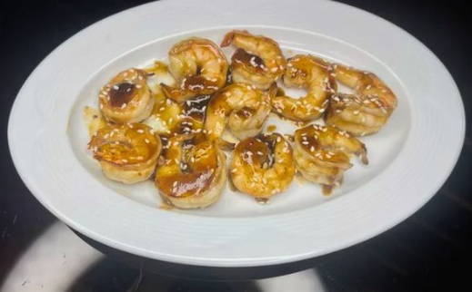 Креветки в соусе терияки