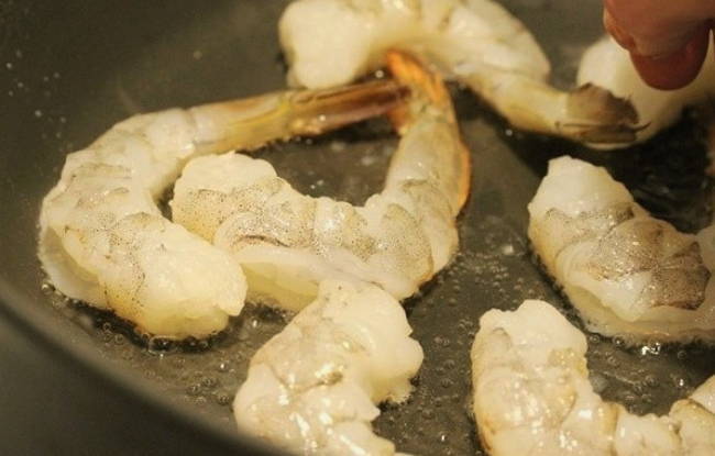 Креветки с рисом