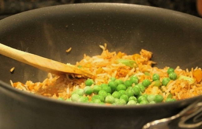 Креветки с рисом