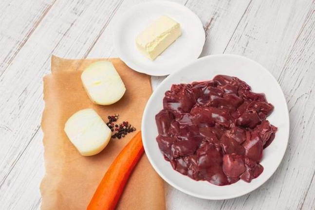 Паштет из куриной печени с морковью Паштет из куриной печени с морковью