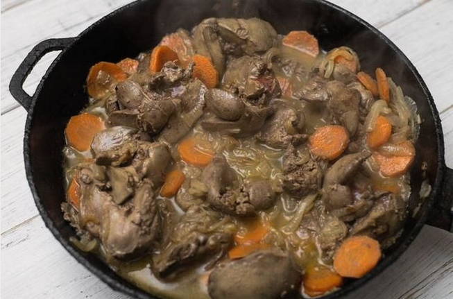 Паштет из куриной печени с морковью Паштет из куриной печени с морковью