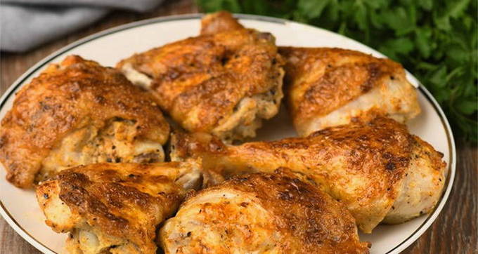 Курица с чесноком и майонезом в духовке Курица с чесноком и майонезом в духовке